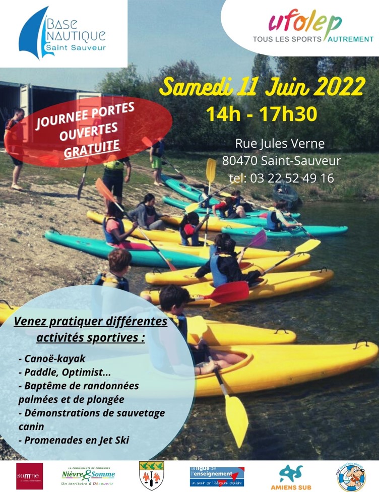 Affiche Portes ouvertes UFOLEP 2022